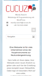 Mobile Screenshot of cucuza.de